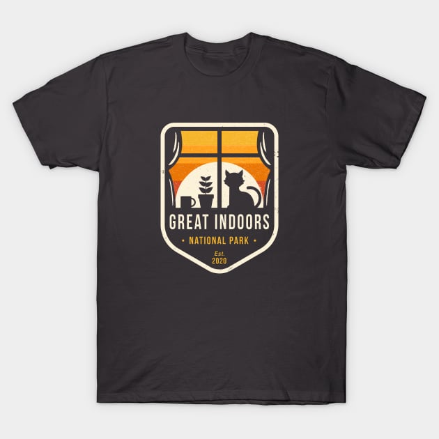 Great Indoors National Park T-Shirt by DinoMike